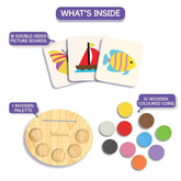 Skillmatics Picture Palette - Educational Wooden Game for Ages 3-6 Years